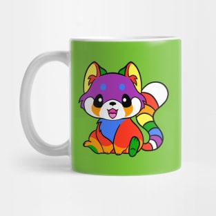 LGBT Pride Red Panda Mug